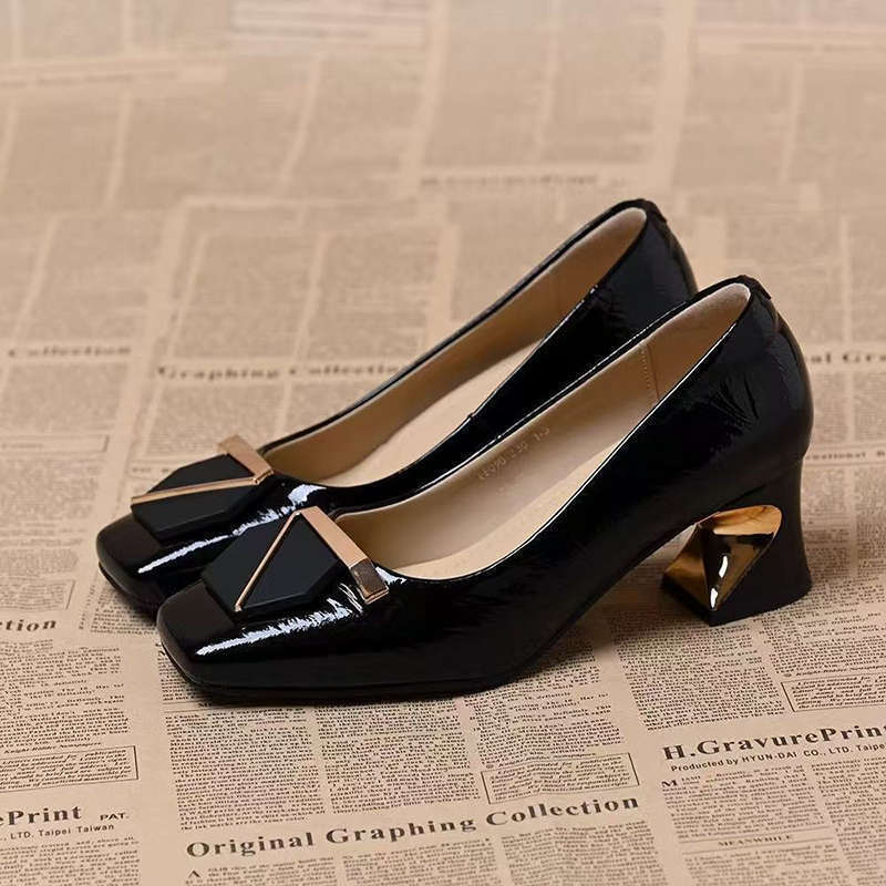 Leatherwork In French - Hochhackige Lederschuhe 2026 für Damen, französische