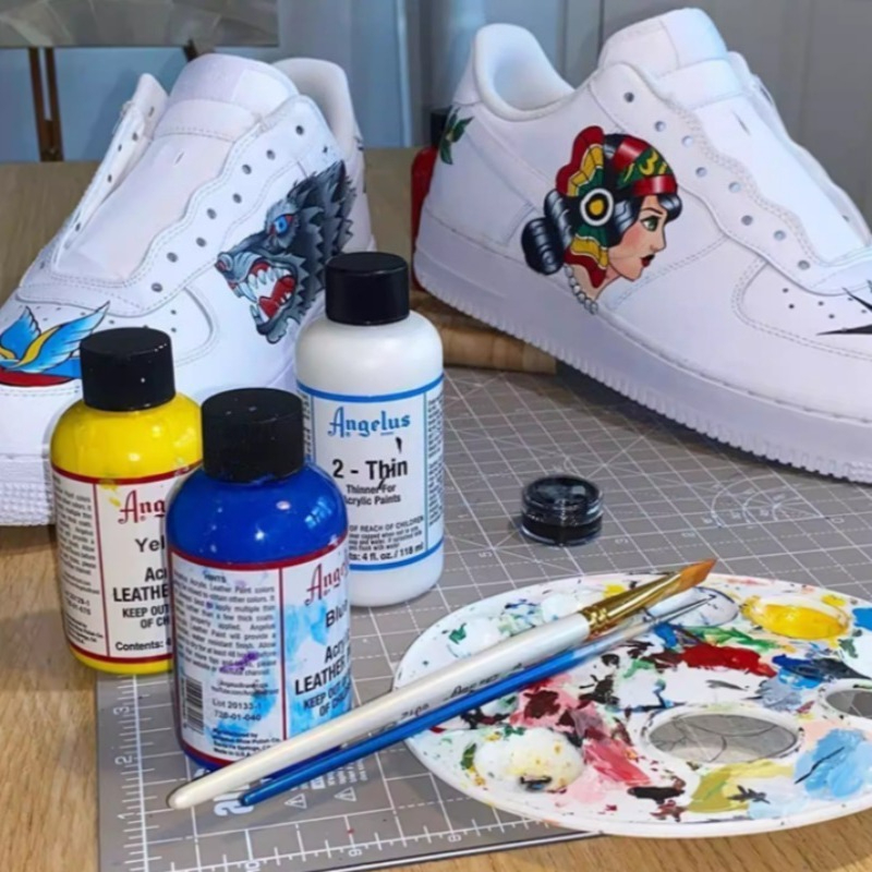 Leather Dye Finish - 118ML Sneaker Farbwechsler Acrylfarbe für Leder