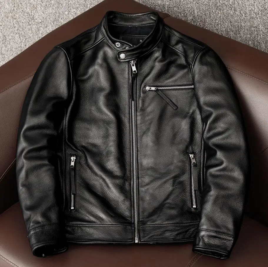 Leather Work Jacket - Großhandel. 100% echte Rindsleder Kleidung. brasilia