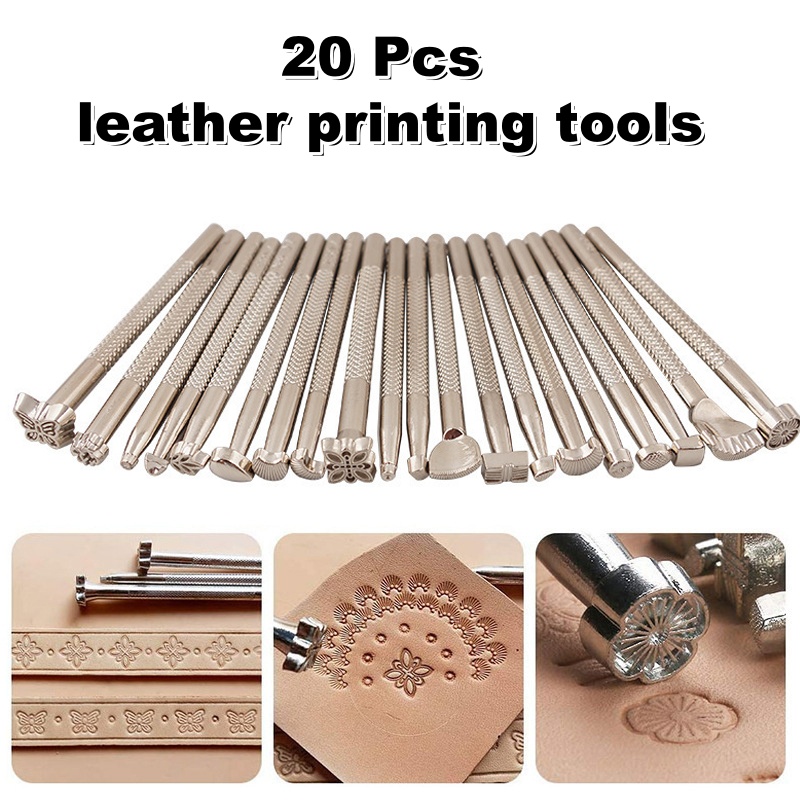 20-teiliges Leder-Stempelset L – Leather Stamp Set Bewertung und Preis