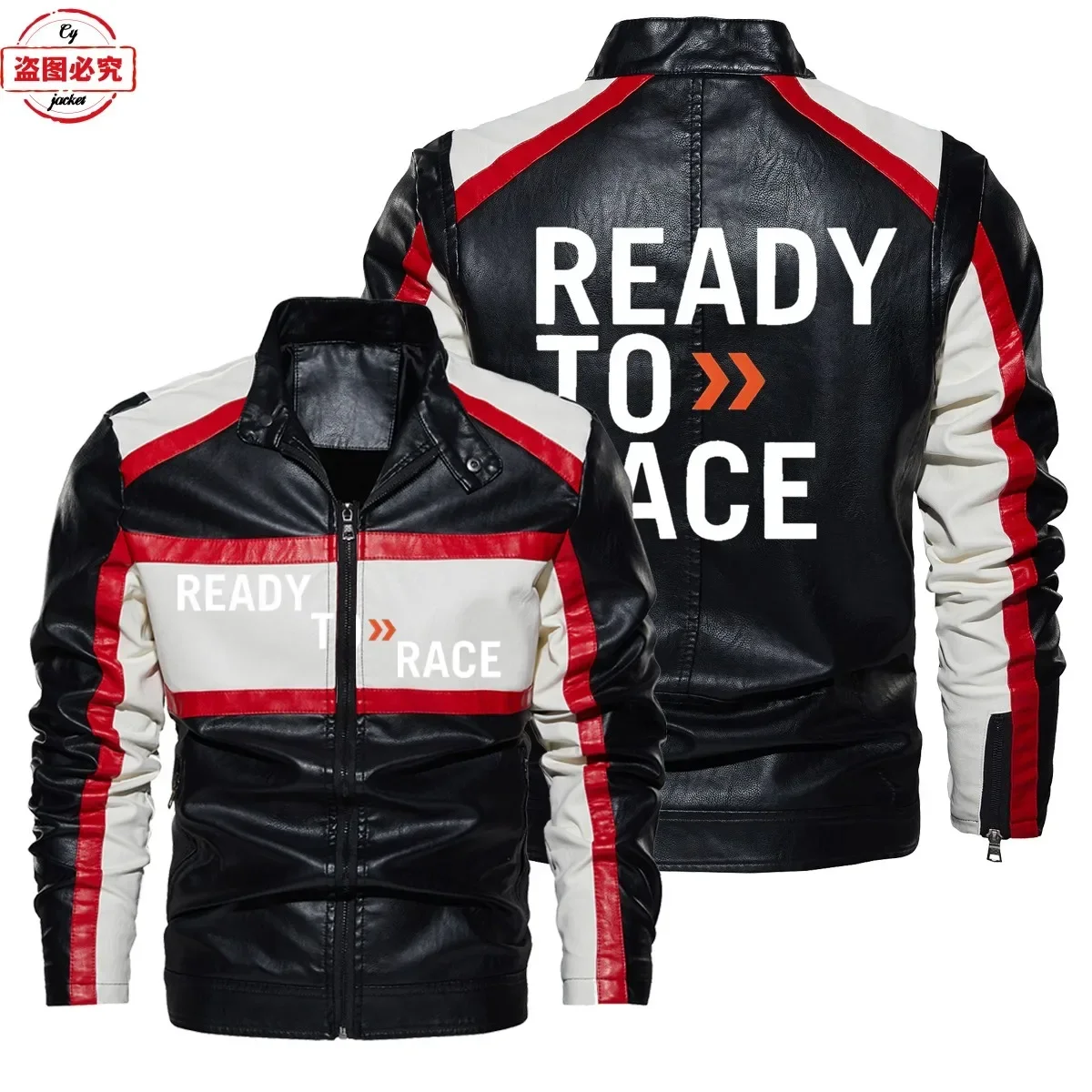 Ready To Race Logo Bedruckte O – Leather Work Jacket With Hood Bewertung und Preis