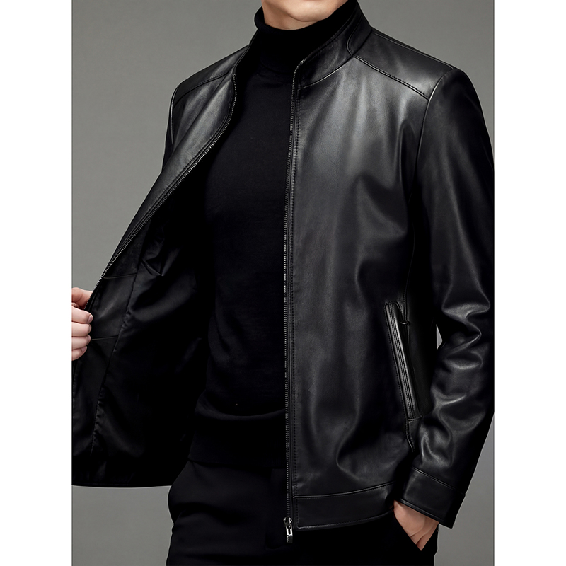 100% Schafsleder, echtes Leder – Leather Work Jacket Bewertung und Preis