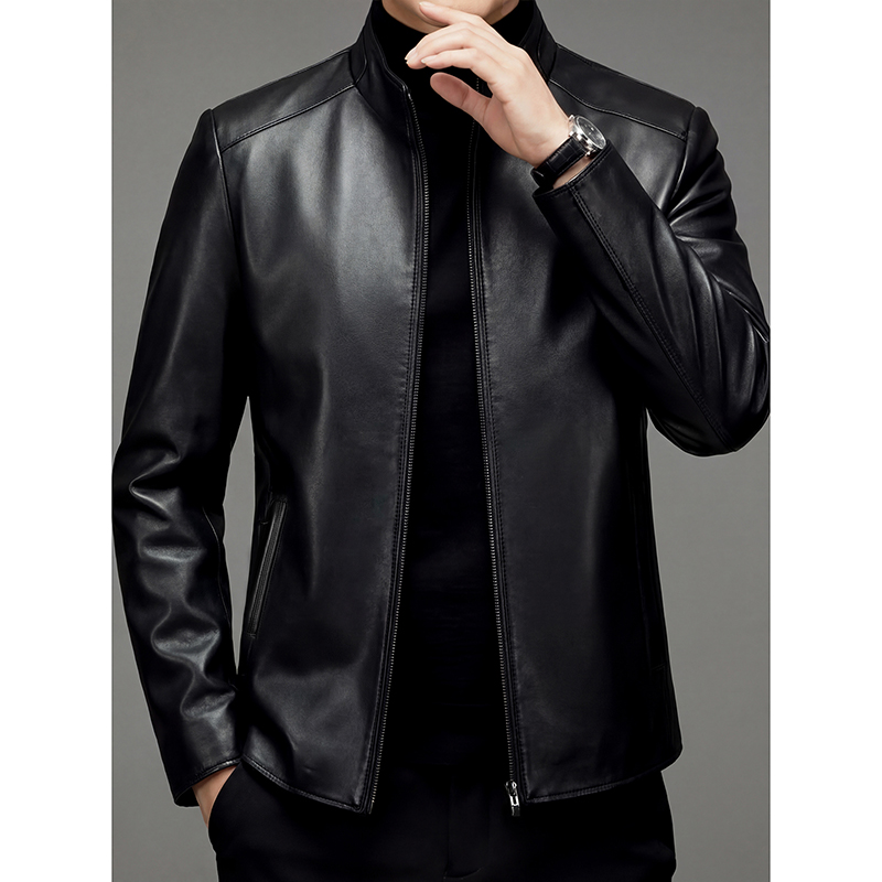 100% Schafsleder, echtes Leder – Leather Work Jacket Bewertung und Preis