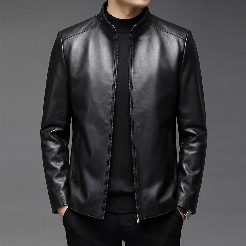 100% Schafsleder, echtes Leder – Leather Work Jacket Bewertung und Preis