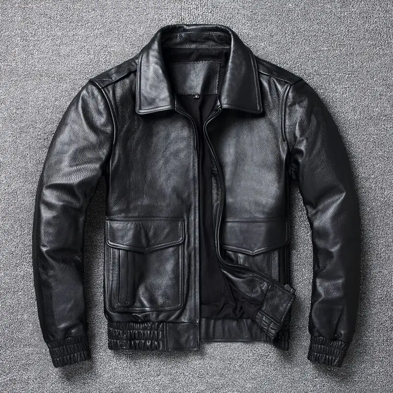 2024 neue Plus Size 8xl Herren – Leather Work Jacket Bewertung und Preis