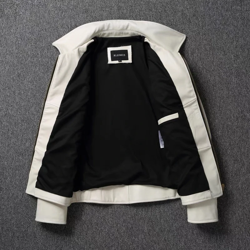 Herren-Jacke aus echtem Leder, – Leather Work Jacket Bewertung und Preis